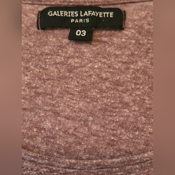 Galleries Lafayette Paris Short Sleeve Tee Size M - Picture 6 of 8
